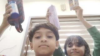 Me And My Sister|Drawing A Rainbow and Ahouse