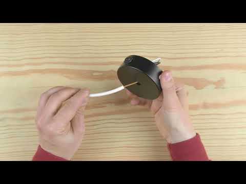 Tutorial: how to wire the mini metal ceiling rose kit with switch