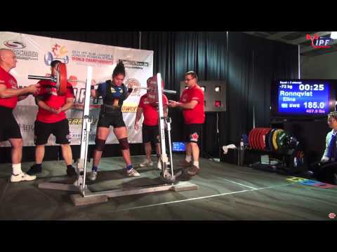 Women 72kg Squat of 2011 IPF World Sub-Junior & Junior Championships