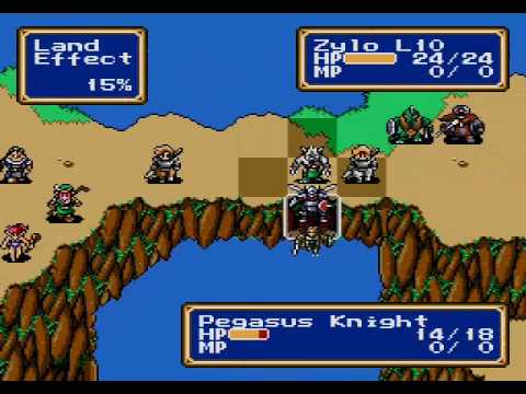 Shining Force Video Walkthrough Part 32 - Battle 3-3 (Laser Eye) Part 1