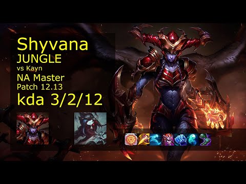Rank 3 NA Shyvana Jungle: Shyvana vs Kayn