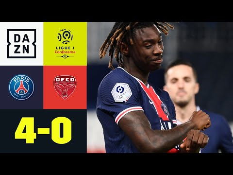 Doppelpacker Kean und Mbappe sorgen für Sieg gegen Schlusslicht: PSG – Dijon 4:0 | Ligue 1 | DAZN