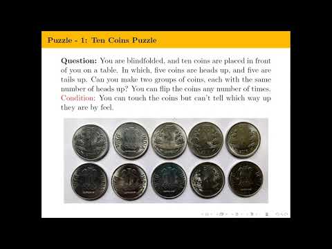 1. Ten Coins Puzzle | Interview Puzzle