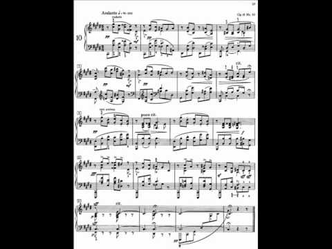 Scriabin 24 Preludes Op.11 - No.10 in C sharp minor