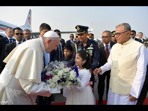 Đức Thánh Cha đã tới Bangladesh, 30.11.2017