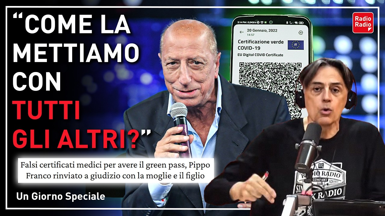 PIPPO FRANCO A PROCESSO PER IL GREEN PASS ▷ "E INTANTO LE DENUNCE DEL CITTADINO COMUNE SPARISCONO!"