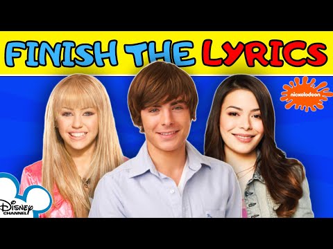 Beende die Texte der DISNEY CHANNEL-Songs