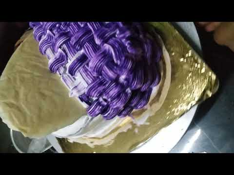 basket cake of heart home made decorations ide given down