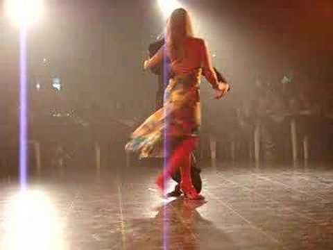  Alejandra Mantinan  and  Gabriel Missé  are  dancing  to  a  tango