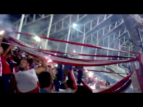 "Recibimiento contra Racing" Barra: La Barra de la Bomba • Club: Unión de Santa Fe