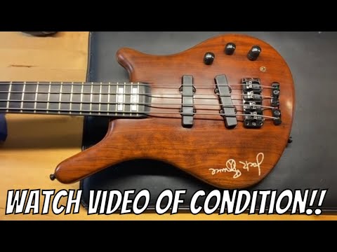 1992 Warwick Jack Bruce Signature Thumb Neck Thru NT-4 String Bass ~Video~ image 8