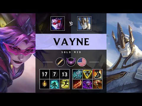Vayne Mid vs Galio - NA Master Patch 25.09