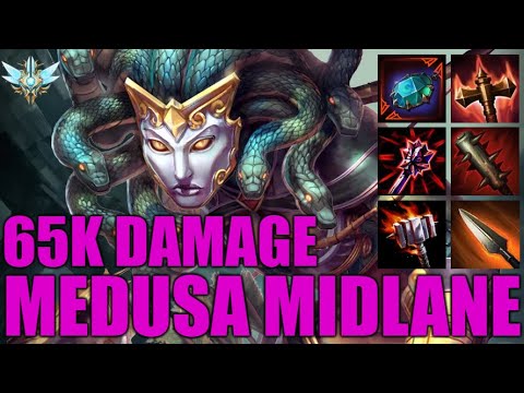 Full power build does so much damage, Medusa Midlane - Smite Grandmasters Ranked