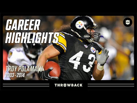 Troy Polamalu's UNREAL Career Highlights | NFL Legends