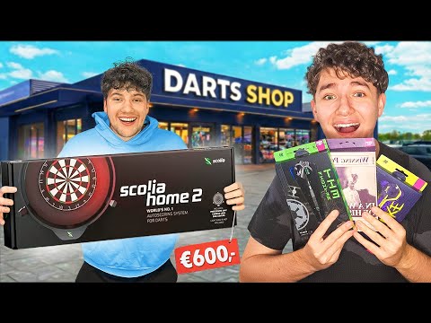 UNSER ERSTER BESUCH IM DARTS SHOP + 2vs2 MATCH🎯🏆