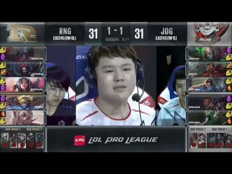 RNG (Uzi Ezreal) VS JGD (Clid Graves) Game 3 Highlights   2018 LPL Summer W1D6