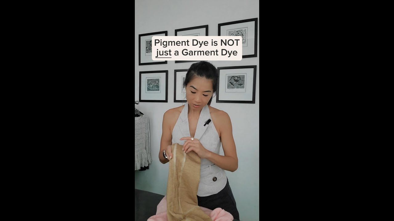 🐷 Characteristics of Pigment Dyed Garments #shorts