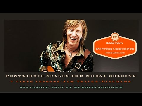 ROBBIE CALVO - PENTATONIC SCALES FOR MODAL SOLOING - INTRO