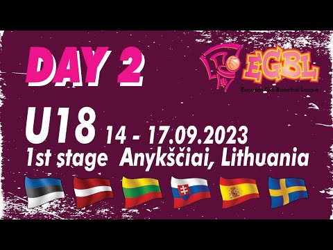 DAY2 15.30 Bertans Valmiera BS - BC AIK Basket , Sep 16th | EGBLU18 stage1 2023/24