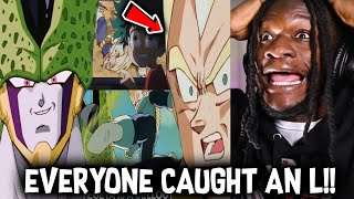 The PERFECT GET BACK. Vegeta CELLS the squad and gets VIOLATED (REACTION)