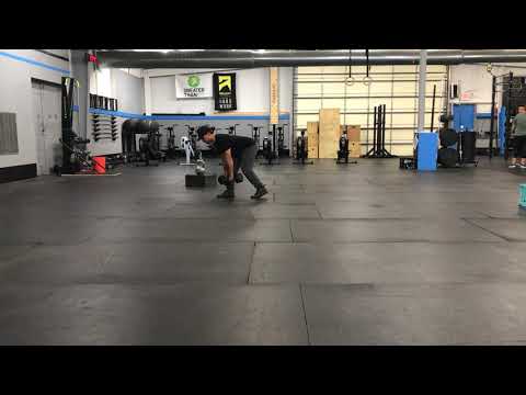 Staggered Stance Dumbbell Deadlift