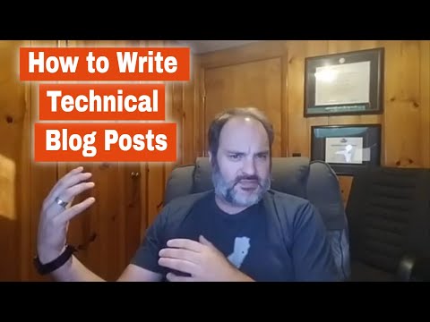 How to Write Technical Blog Posts