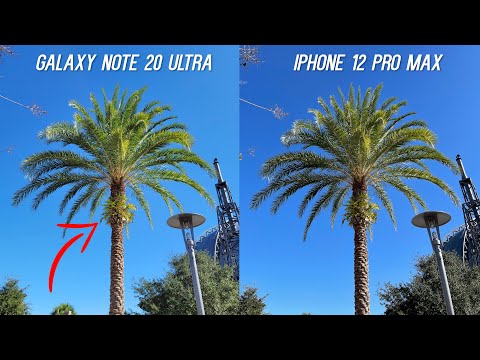 iPhone 12 Pro Max vs Galaxy Note 20 Ultra Camera Test Comparison After Updates (2021)