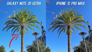 iPhone 12 Pro Max vs Galaxy Note 20 Ultra Camera Test Comparison After Updates (2021)