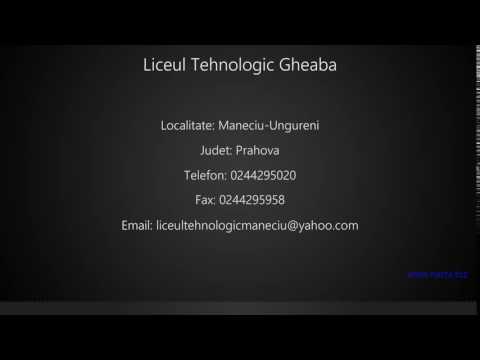 Liceul Tehnologic Gheaba Maneciu-Ungureni