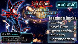RUMO AO MUNDIAL! 🌍 Refinando Decks Não/Meta nas Qualificatórias do WCS 2026 | Yu-Gi-Oh! Master Duel