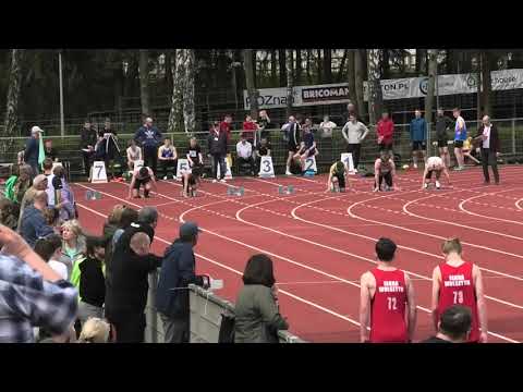 100m M bieg 1 - Poznań 20220430