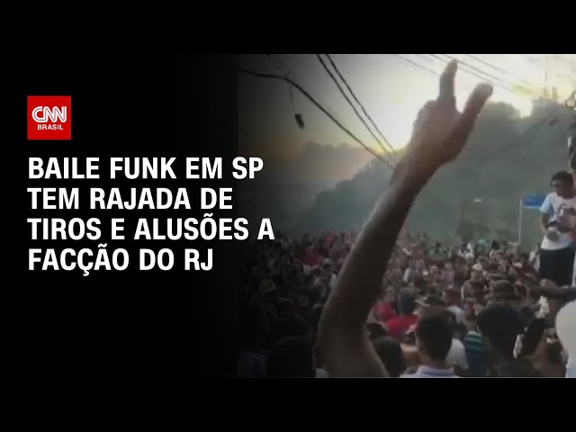 Baile funk de SP tem rajada de tiros e alusões a facção carioca | CNN 360º