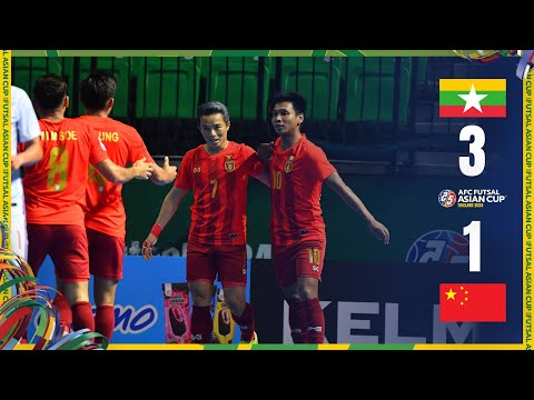 #ACFutsal2024 | Group A : Myanmar 3 - 1 China PR
