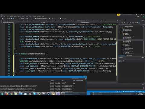 C++ DirectX 11 Engine Tutorial 43 - Moving Model