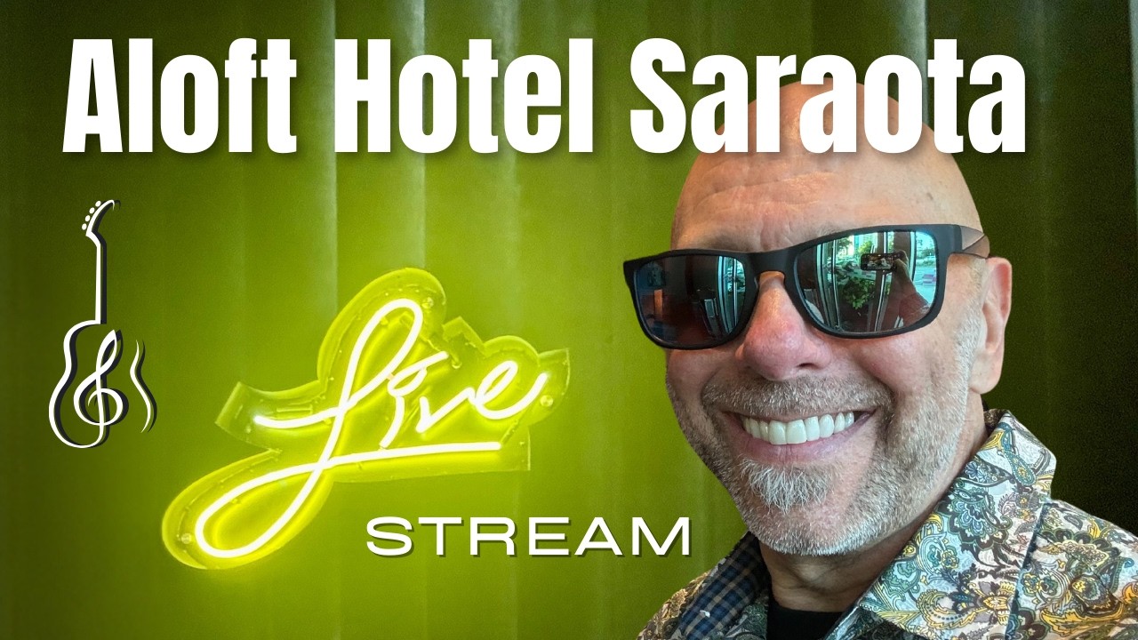 Scott Curts Music Dropping Live Lobby Loops in The Aloft Hotel, Sarasota, FL