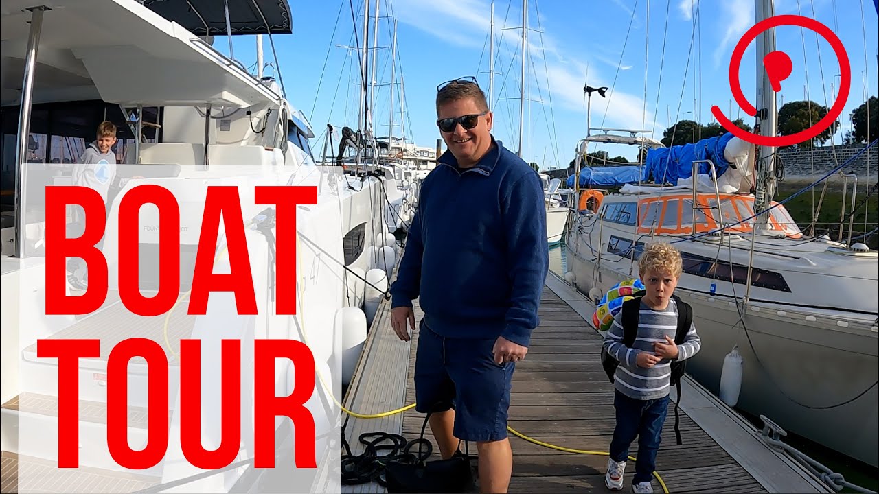 Fountaine Pajot Tanna 47 Tour and Moving Onboard