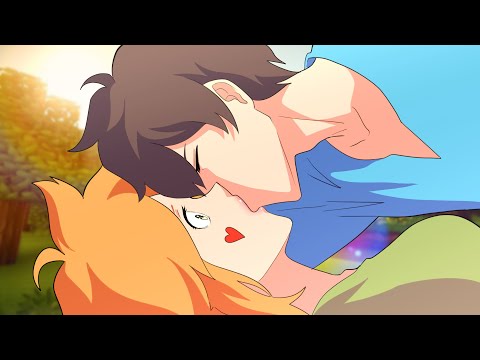 Mojas - Love Curse - Steve Kisses Alex? Minecraft Anime