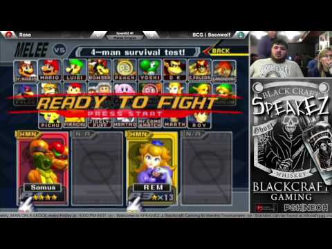 SpeakEZ 1 | Rose (Samus) vs. BCG Beanwolf (Peach, Sheik) | Losers Semis