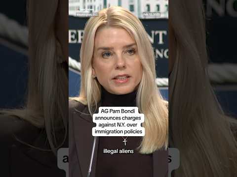 AG Pam Bondi announces charges against N.Y. over immigration policies