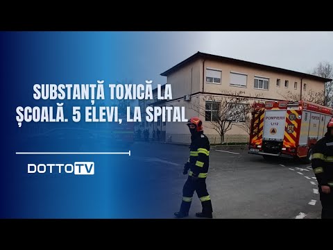 Substanță toxică la școală. 5 elevi, la spital
