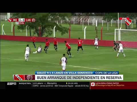 El GOL de LANUS en la #Reserva vs INDEPENDIENTE (4-1) #CopadelaLiga #ReservaLanus