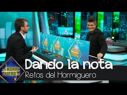 Pablo Motos y Alejandro Sanz, enfrentados para dar con el tono perfecto - El Hormiguero 3.0