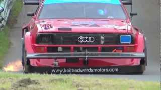 preview picture of video 'Pike's Peak Audi Quattro Sport at Harewood Hillclimb - KEM Racing'
