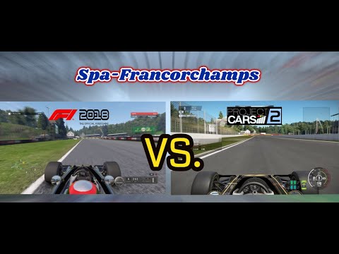 F1 2018 vs. Project Cars 2 | Lotus 72D @ Spa