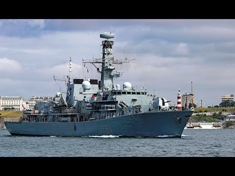 HMS Argyll sails from Devonport