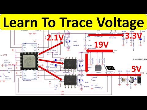 Learn how track Laptop motherboard voltage laptop schematics reading