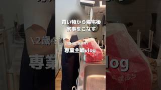 専業主婦vlog  |  買い物から帰宅後家事をこなす日常