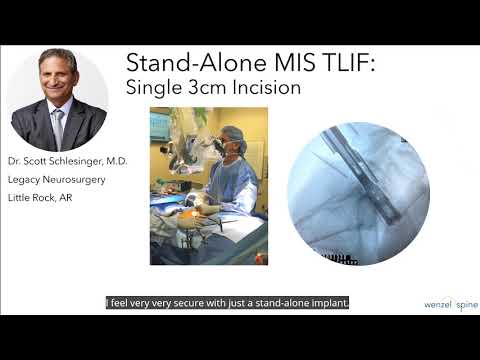 Dr. Scott Schlesinger Presentation Clip - Succeeding with MIS TLIF in an ASC Environment