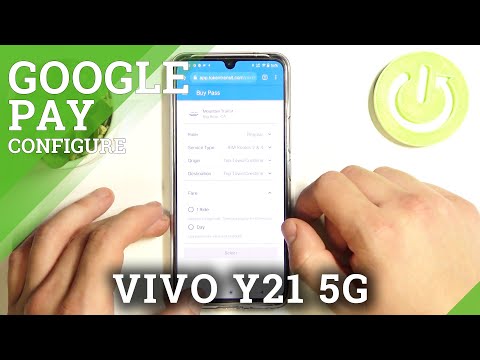 How to Add Different Types of Cards to Google Pay in VIVO V21 5G - Manage Google Pay Account