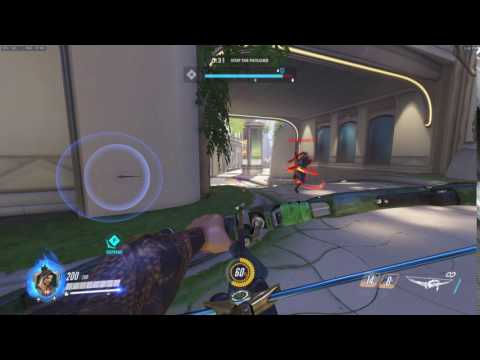 Overwatch - Hanzo flick on Genji